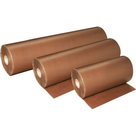 KKE – Papier kraft paraffiné 2 faces 60 cm – Longueur 210 m – Imperméable aux graisses et humidité – Résistance à la déchirure (1/2)