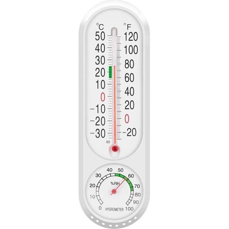 Gewächshausthermometer, digitales Hygrometer, hängendes Gartenpflanzentemperaturmessgerät, Feuchtigkeitsmesser für den Innen- und Außenbereich, Gewächshausthermometer-Hygrometer, Gewächshausgarten (1/5)