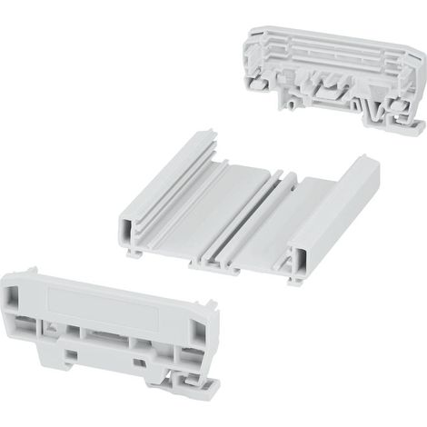 Phoenix Contact UM-BASIC-KIT-B72-L100-7035 1300346 Contenitore a profilo 103.8 x 92.3 x 39.45 PVC Grigio (RAL 7035) 1 p