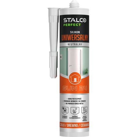 Stalco Neutral Silikon Universal Weiß Stalco Perfect S-64827 (1/2)