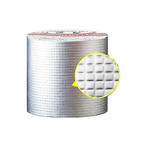 (1mm15cm5m) Ruban De Papier D'aluminium En Caoutchouc Butyle, Ruban Super Tanche, Pour Fuite De Toit, Fissure De Surface (1/5)