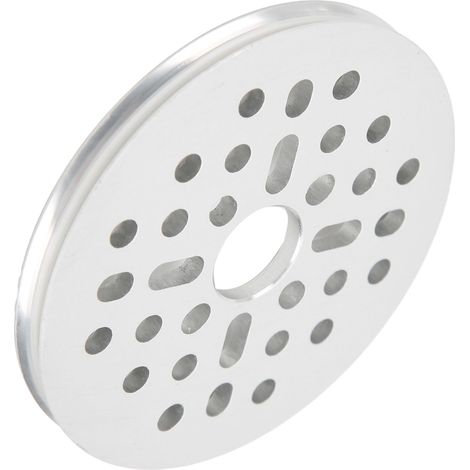 Poulie courroie ronde en alliage d'aluminium, alésage 14mm, roue motrice fixe à collier, stable et silencieuse, PD 64mm (1/5)