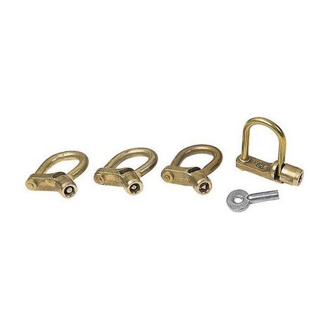 Cadenas d'artillerie renforcé Penta en Laiton, anse Ø 8mm ( Prix pour 1 )