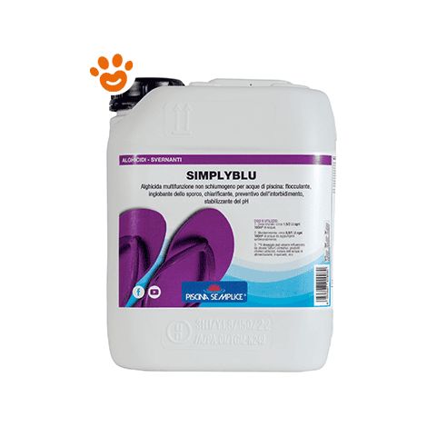 SIMPLY BLU 5 KG - PREVENZIONE DI ALGHE E BATTERI IN PISCINA