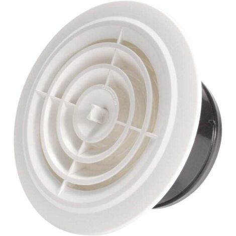 125mm adjustable ventilation grille, round ventilation opening (1/4)