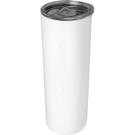 Gobelet isotherme lumineux à sublimation, 600 ml, en acier inoxydable 304 à double paroi isolée sous vide, fin et idéal pour les voyages (blanc à vert). (1/5)
