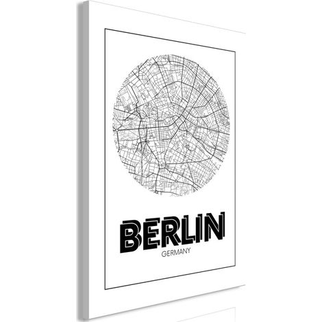 Tableau Imprimé "Retro Berlin" 60 x 90 cm (1/2)