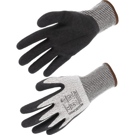 Gant anti-coupure paume enduite latex jauge 13 SINGER - PHD335LAT T10 (1/2)