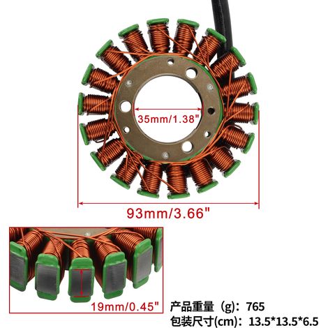 Die Statorspulen sind passend für ZXR400R, ZX400, ZXR400 1989-1999 21003-1214 (1/4)