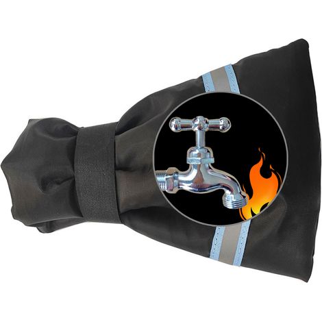 Protecteur de robinet extérieur avec bande réfléchissante - Ensemble 1 - 210D polyester Oxford imperméable - Isolation thermique - 17x21 cm - 5 couleurs disponibles (1/5)