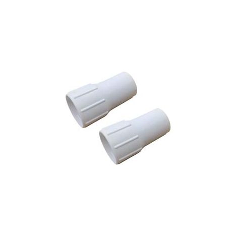 CONNETTORE TUBO ASPIRANTE CORRUGATO PER PISCINE- - mm.38 in confezione da pz.2 - 6 confezione AILANTO