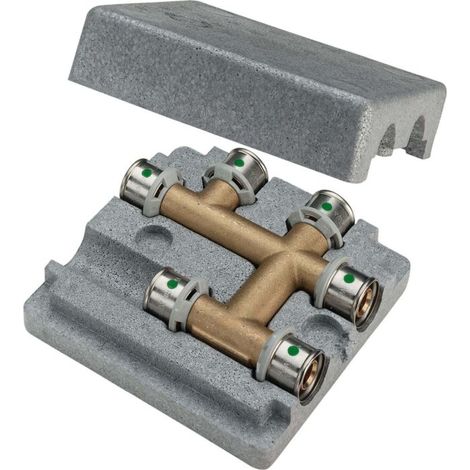 Viega Sanfix Fosta Sanfix P-Té de croisement, d1 20, d2 20, d3 20 laiton modèle 2149, 409319