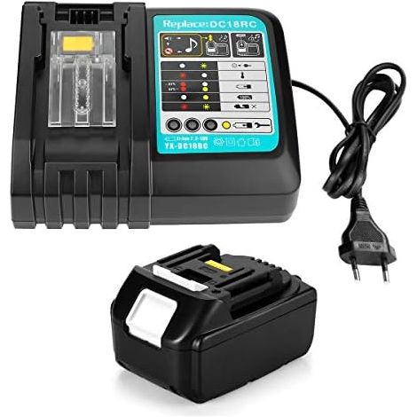 BL1840 18V 3.0Ah Replacement Battery for Makita BL1815 BL1830 BL1840 BL1850 LXT400 DC18RA DC18RC (1/5)