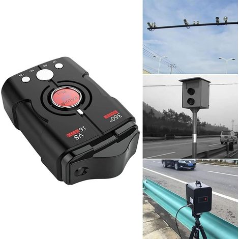 Detector de radar para coche, de alcance extremo con detección de banda completa de 360° y advertencia de largo alcance de 200 a 800 m para una conducción más segura.