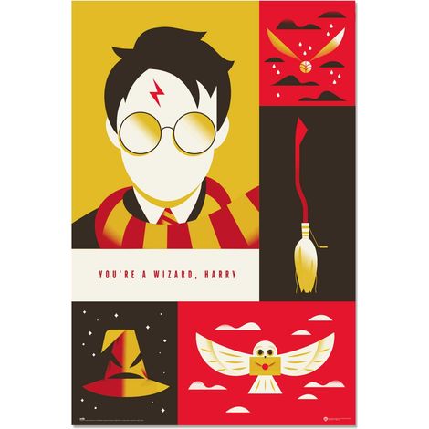 Erik Official Warner Bros. Póster de Harry Potter del 100 Aniversario
