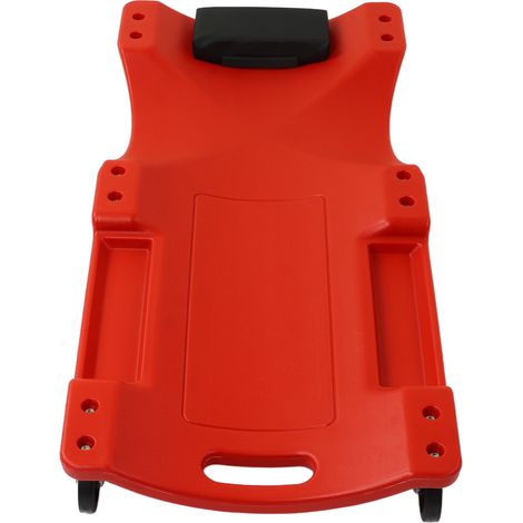 Planche de mécanicien 36in en PE pour voiture, plateau d'entretien châssis avec appuie-tête rembourré, 6 roues 360°, 200kg, LED, standard UE US (1/5)