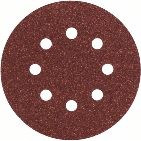 Hojas abrasivas Bosch modelo 2609256A24 rojo 125 mm