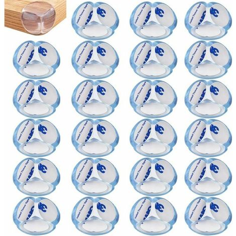 Coin de Table Protection Bebe,30Pièces Protect Transparent des Coins Souple Protections de Coins pour Tables et Tout Meubles Pointus, (1/5)