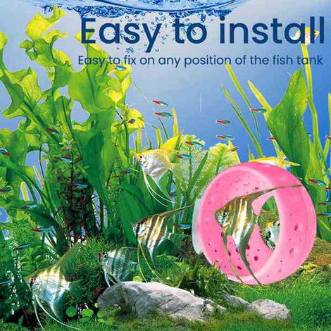 1 Farbe: Blau. Material: Kunststoff. Fischunterstand mit Saugnapf zum Verstecken der Fische.