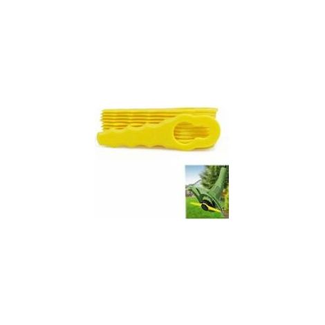 Zubehör für Rasentrimmer, 20er-Pack kompatible Ersatzmesser für Ryobi Rasentrimmer, doppelt gezahnte Messerköpfe RAC155, RAC157, RAC158 Crezuo (1/4)