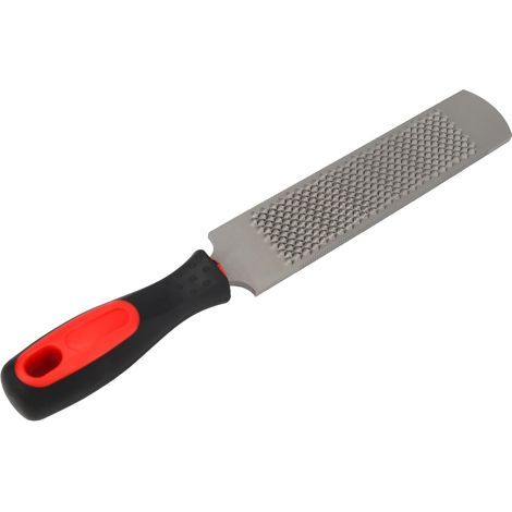 Râpe Sabot pour Chevaux, 33,5cm Acier Râpe Pied Cheval Dents Double Face Rugueuses ou Fines Outil de Maréchal-Ferrant pour Chevaux Ânes Vaches Chèvres Sabots Parage Lissage et Toilettage (1/5)