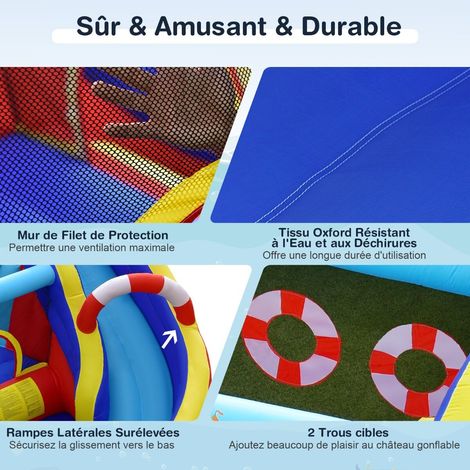 Inflatable playground 6in1 for children 360 x 290 x 200 cm (1/5)