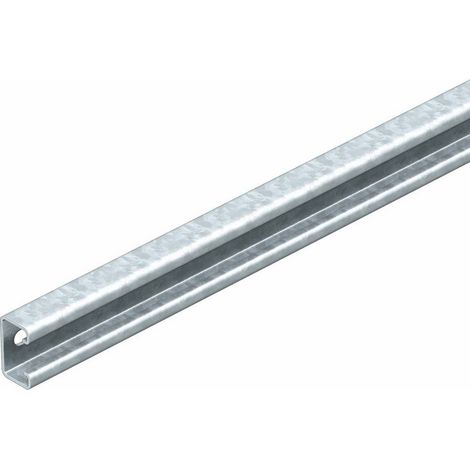 OBO Bettermann Profilé en U utilisable comme échelon 492x40x22,5 acier galvanisé à chaud, 6007244 (1/2)