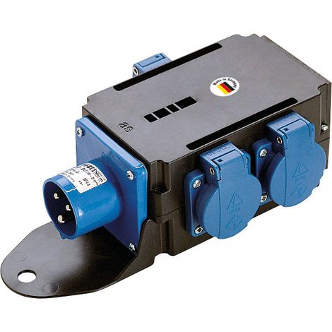 Mobiler MIXO CEE Stromverteiler "WESER" 230V/16A/max. 3500W IP44 (1/2)