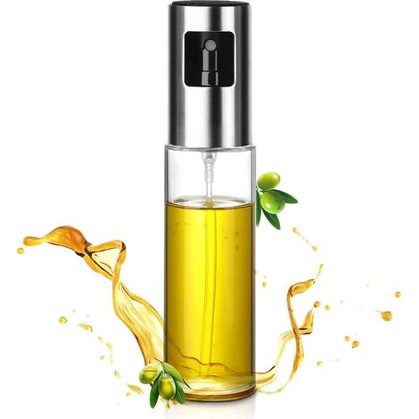 Spruzzatore per olio da cucina - Spruzzatore per olio d'oliva da 100 ml - Spruzzatore per olio da cucina - Gadget da cucina portatile - Friggitrice ad aria - Cottura al forno - Insalate - Grigliate -  (1/3)