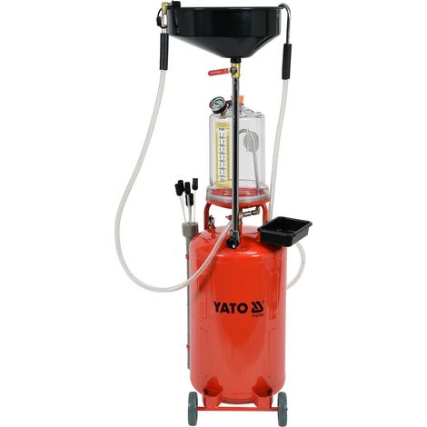 PNEUMATISCHE ABLASS- UND ABSAUGEINHEIT 70L MIT KONTROLLTANK - YT-07190 (1/5)