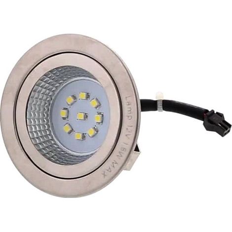 Spot encastrable LED 12V – Lumière blanche chaude – Pour plafond et mur – 68mm – Économie d'énergie – Compatible avec hottes – Signature (1/2)