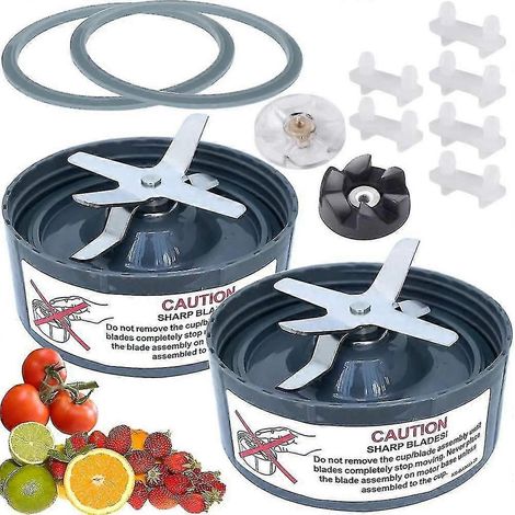 Kit de pièces de rechange pour blender : lames d’extraction, joints, coussinets anti-vibrations. Compatible avec les blenders 600 W et Pro 900 W. (1/4)