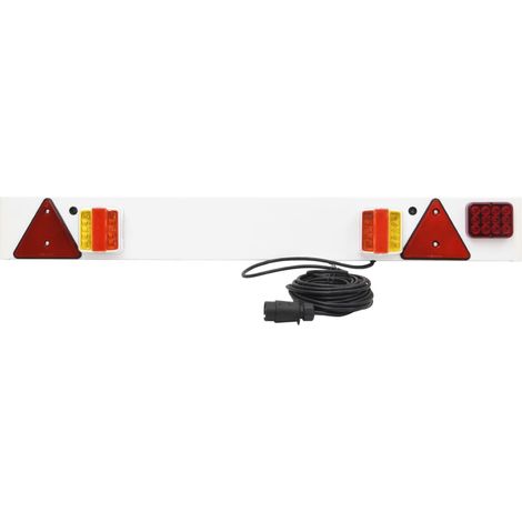 Trailer Light Red 115x6x14 cm 12V LED Bulb vidaXL (1/5)