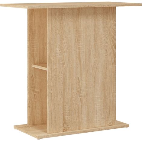 Support d'aquarium Chêne Sonoma 75x36x72,5 cm Bois d'ingénierie