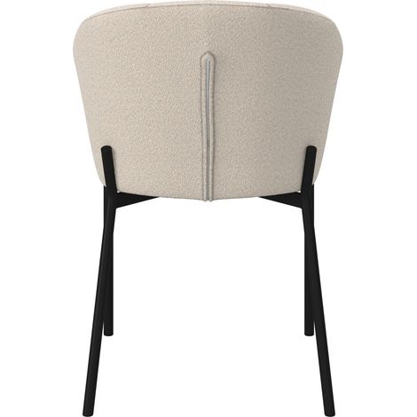 Mömax Stuhl Zoey Beige Chenille Gepolstert (1/5)