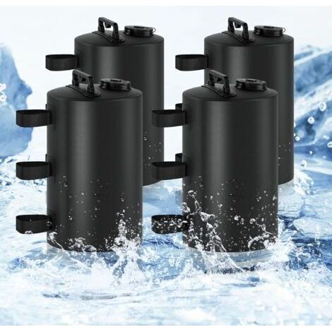 Poids pour Tonnelle 88 lbs (10L),Sac de Lestage Anti-Vent Portables,Poids pour Les Jambes,Réutilisable,pour Tentes Pop-Up,Tentes de Jardin,Auvents,Gazebos Extérieurs,Kit 4 Pièces (1/5)