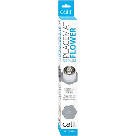 Catit Teppich Flor SilicÐ¡na Gris Tischemat