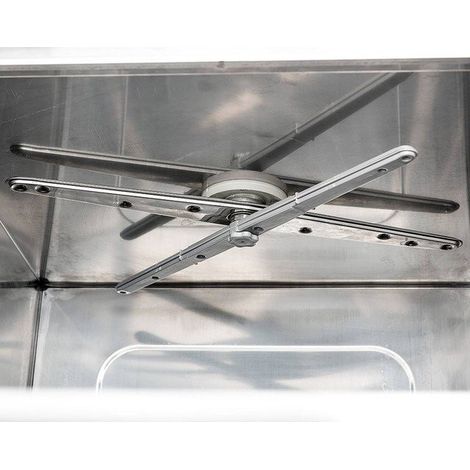 Lave-Vaisselle Universel AQUA A5 Inox 500 x 500 - Pompe Auxiliaire de Rinçage - Stalgast (1/3)