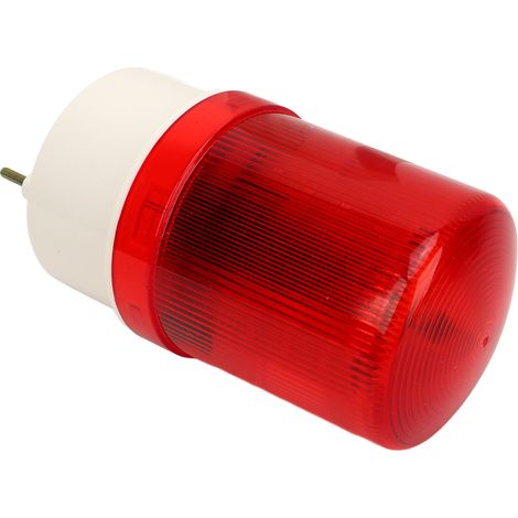 Gyrophare LED rotatif alarme sonore lumineuse 120dB ABS IP54 lampe d'avertissement intérieur extérieur 220V LTE-1101J (1/5)