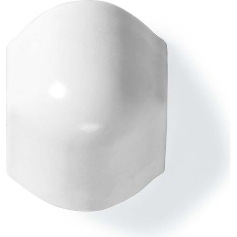 Gestión de cables  Canal  Sobre la esquina  1 PC.  PVC  Blanco