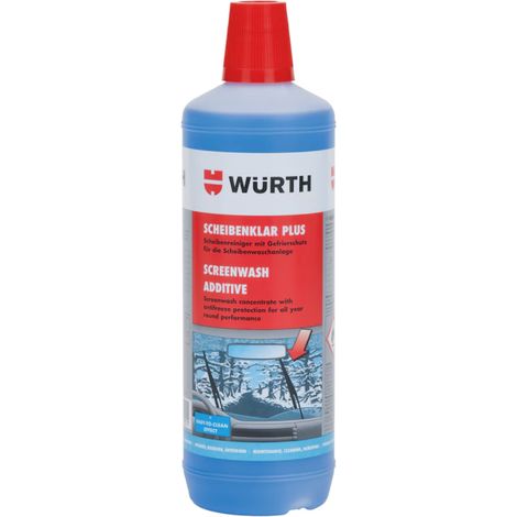 Liquido lavavetri Wurth Plus con antigelo per auto - Wurth