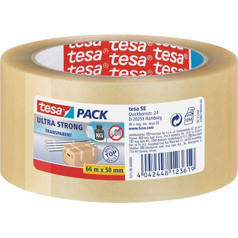 Nastro adesivo tesa trasparente 50 mm 66 m PVC (1/2)