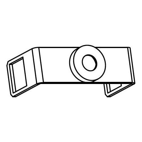Support en U pour boîte d'appareillage - Accessoire isolation par l'extérieur - 52125 - Eur'ohm (1/2)