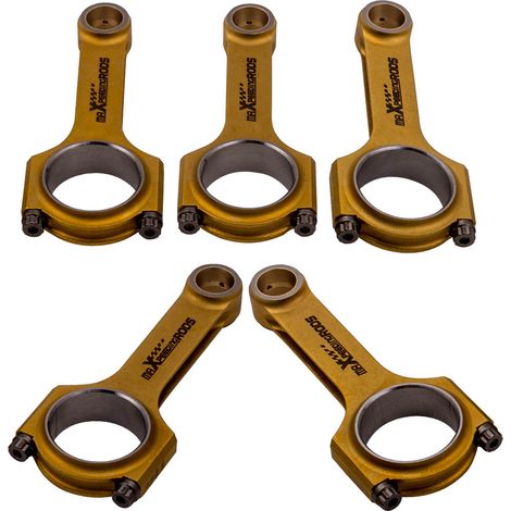 5x Titanized Connecting Rods for Volvo 850 LS 1991-1997 Saloon 2.3 T5, 2.3 T5-R (1/5)