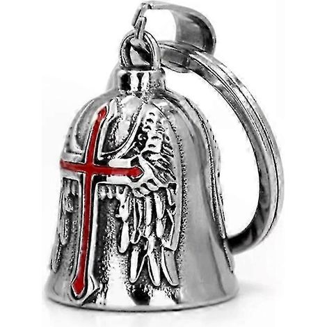Cloche de vélo décorative - Porte-cloche moto, charme chromé pour guidon, accessoire personnalisable, finition métal, 1 pièce, cadeau idéal motard, fixation facile. (1/5)