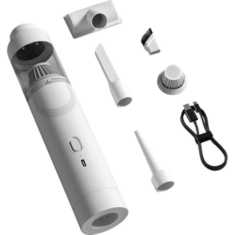Aspirateur À Main Sans Fil Souffleur D'Air Multibuses Nettoyage Rapide Pour Aspirateur Portable Sans Fil Pour Auto Véhicule Camping-Car Maison Poils d'Animaux Tapis Meuble (1/5)