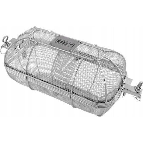 Weber Crafted Cesta para Asador en Acero Inoxidable