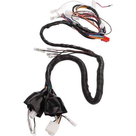 Kompletter Motorrad-Kabelsatz, hitzebeständiges ABS TPU, kompatibler Ersatz für alle CT100-Modelle. (1/5)