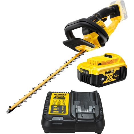 Dewalt DCMHT563P1 XR 55cm Garden Hedge Trimmer 25mm Capacity 18V 1 x 5.0Ah (1/5)