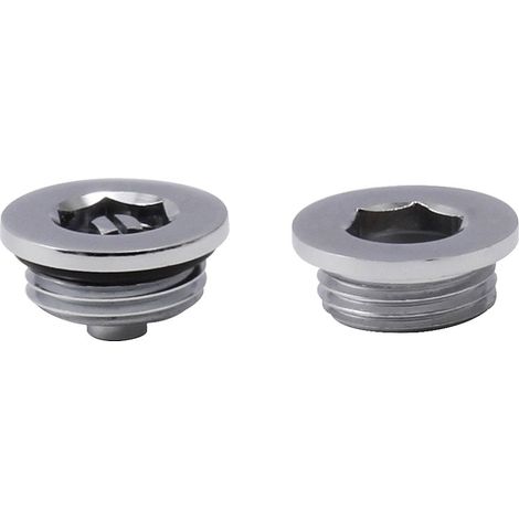 Heatwave Towel Rail Air Vent & Plug Set Chrome